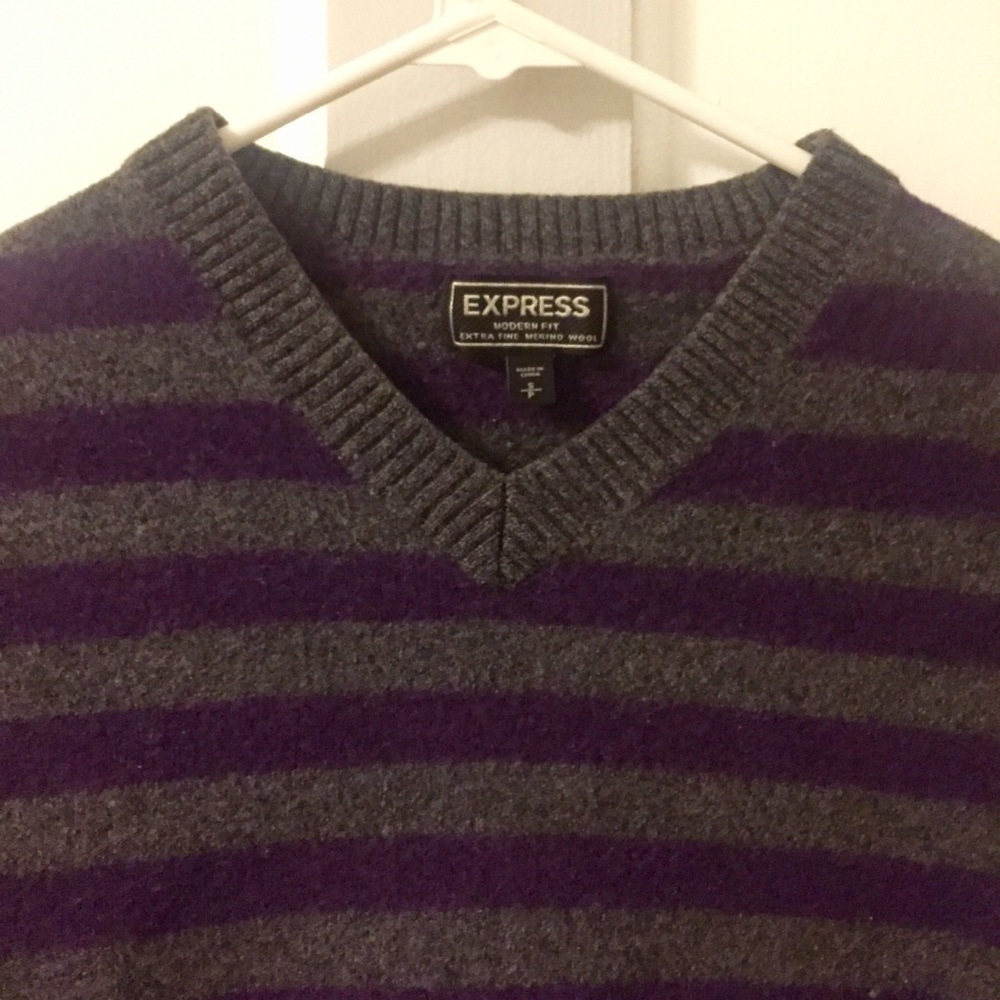 Kids Express Wool Stripe Sweater